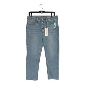 Just USA Blue Ankle Cropped Jeans Size 12